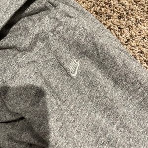 Nike light grey joggers.
